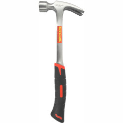 TORK CRAFT Hammer Claw 570g (20oz) All Steel With Ergonomic Grip & Full Pol Head