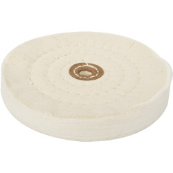 TORK CRAFT Buffing Pad Medium 150mm To Fit 12.5mm Arbor/spindle - White