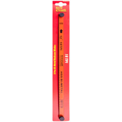 TORK CRAFT 2pc Hacksaw Blade Bi-metal 18tx300 Hanging Card