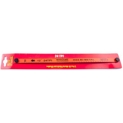 TORK CRAFT 2pc Hacksaw Blade Bi-metal 24tx300 Hanging Card