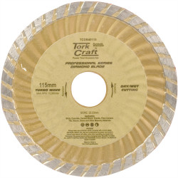 TORK CRAFT Diamond Blade Turbo Wave 115mm X 22.22mm