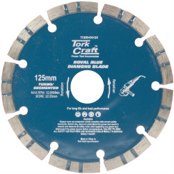 TORK CRAFT Diamond Blade 125 X 22.22mm Turbo/segm.laser