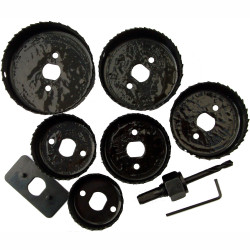 TORK CRAFT Downlighter Holesaw Set 6pce 51 60 64 72 75 86