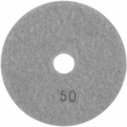 TORK CRAFT 100mm Diamond Wet Polishing Pad 50 Grit Grey