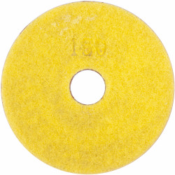 TORK CRAFT 100mm Diamond Wet Polishing Pad 150 Grit Yellow