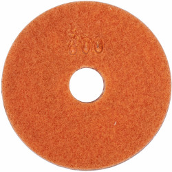 TORK CRAFT 100mm Diamond Wet Polishing Pad 300 Grit Orange