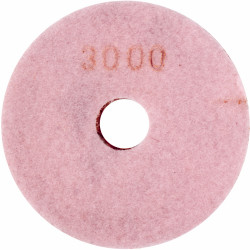 TORK CRAFT 100mm Diamond Wet Polishing Pad 3000 Grit Pink