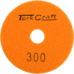 TORK CRAFT 100mm Diamond Polishing Pad 300 Grit Dry Use