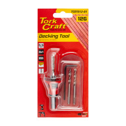 TORK CRAFT Decking Tool 12g Std Head Pre-drill & Countersink