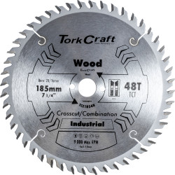 TORK CRAFT Blade Tct Euro Tip 185 X 48t 20/16mm Profesional