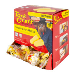 TORK CRAFT Ear Plug 200pc Bullet Shape Snr33 Yellow Per Box