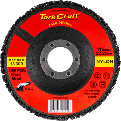 TORK CRAFT Face Off Cup Disc 100x22.22mm For A/grinder Bulk