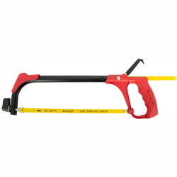 TORK CRAFT Aluminum Alloy Hacksaw Frame 300mm C/w 1 + 3 Free Blades TORK CRAFT