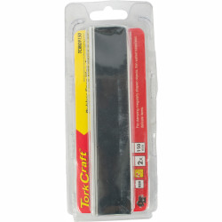 TORK CRAFT Vice Jaws Magnetic Alum. 150mm X 32mm 2pc Rubber Face