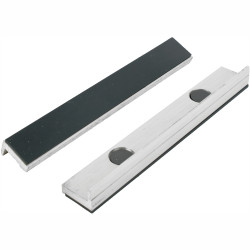 TORK CRAFT Vice Jaws Magnetic Alum. 200mm X 32mm 2pc Rubber Face