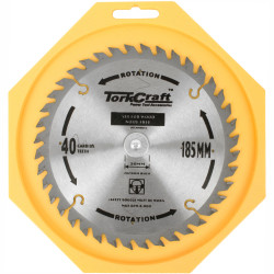 TORK CRAFT Blade Tct Noise Free 185x40t 20-16mm