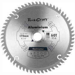 TORK CRAFT Blade Contractor Alum 170 X 60t 20/16 Circular Saw Tct