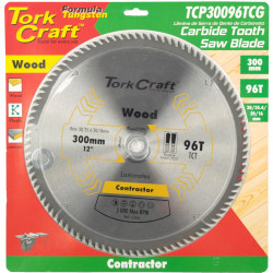 TORK CRAFT Blade Contractor 300 X 96t Tcg Pos.30/1/16 Circular Saw Tct