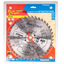 TORK CRAFT Blade Tct 250 X 40t 30/1/20 Atb Positive Profesional Industrial