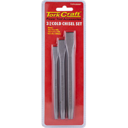 TORK CRAFT  TORK CRAFT Cold Chisel 3pc