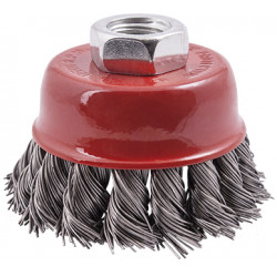 TORK CRAFT Wire Cup Brush 65 X M14 Knotted Stainless Steel Tcw