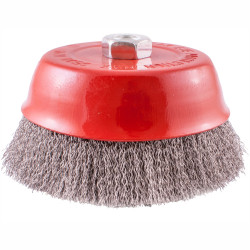 TORK CRAFT Wire Cup Brush 150 X M14 Crimped Stainless Steel Tcw