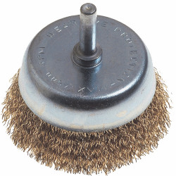 TORK CRAFT Wire Cup Brush 63mm X 6mm Shaft Blister