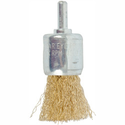 TORK CRAFT Wire End Brush 24mm X 6mm Shaft Blister