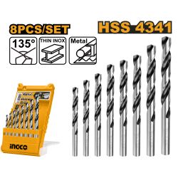 INGCO Drill Bit Set 8pc