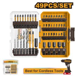 INGCO Screwdriver Impact Bit Set 49pc