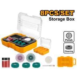 INGCO Drill Mini Acc Kit Sand & Polish 8pc
