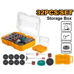 INGCO Drill Mini Acc Kit Sand & Grind 32pc