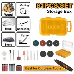 INGCO Drill Mini Acc Kit General 81pc