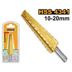 INGCO Drill Bit Step 4341 Shank Rnd 10.0-20mm