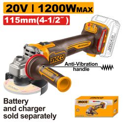 20v Ps+c/l B/l Grinder 115mm 1200w No B/c