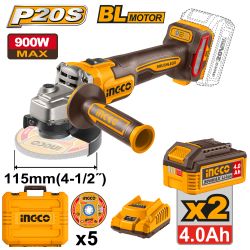 20v Ps+ C/l Grinder 115mm B/l Kit