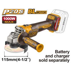 INGCO 20v Ps+ C/l B/l Angle Grinder 1000w No B/c Box