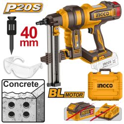 20v Ps+ C/l B/l Concrete Nailer 15-40mm