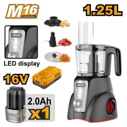 Ingco 16V Ps+c/l Food Processor 250w Kit