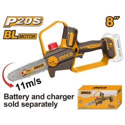 20v Ps+ C/l B/l Pruner Saw + 8inch No B/c