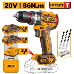20v Ps+c/l Impact Drill 76nmkit