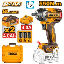 20v Ps+c/l B/l Wrench Imp 700nm Kit 2batt