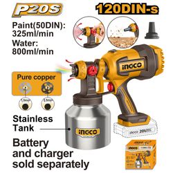 20v Ps+ C/l Spray Gun 800ml Incl Ass No B/c