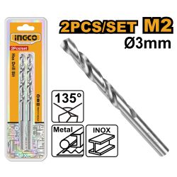 INGCO Drill Bit Hss M2 4341 3.0mm 2pc