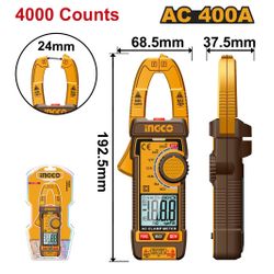 INGCO Clamp Meter 400amp Ac True Rms4000