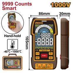 INGCO Multimeter Auto Range True Rms