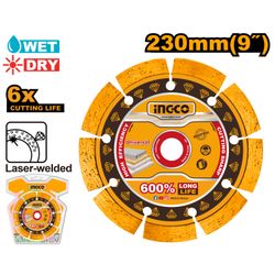 Disc Wet/dry Laser Weld Diamond Cut 230mm