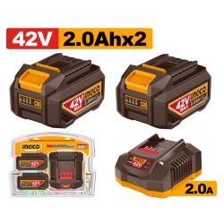 42v Ps+ C/l 2.0ah 2pcs + Charger Kit