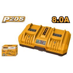 INGCO 20v Ps+ Dual Charger 8a