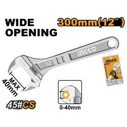 INGCO Wrench Adjustable 300mm